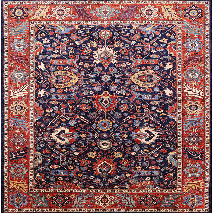 Square Machine Washable Industrial Modern Rosy Pink Rug, wshurb1975