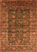 Oriental Orange Industrial Rug, urb1976org