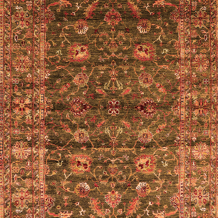 Machine Washable Oriental Orange Industrial Area Rugs, wshurb1976org