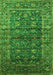 Oriental Green Industrial Rug, urb1976grn