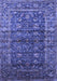 Oriental Blue Industrial Rug, urb1976blu