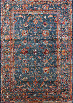 Mid-Century Modern Maroon Purple Oriental Rug, urb1976