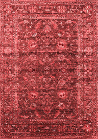 Oriental Red Industrial Rug, urb1976red