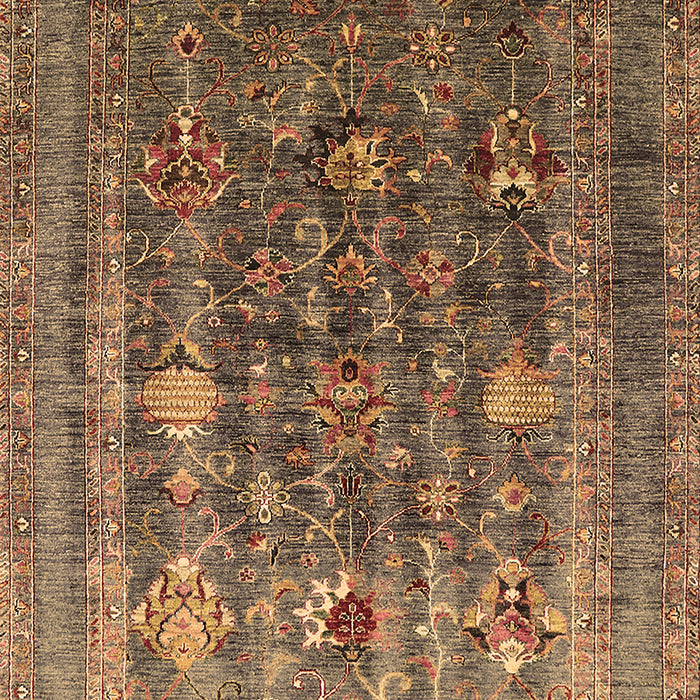 Oriental Brown Industrial Rug, urb1977brn