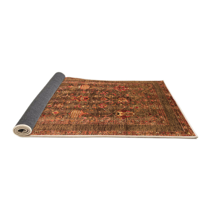 Sideview of Oriental Orange Industrial Rug, urb1977org
