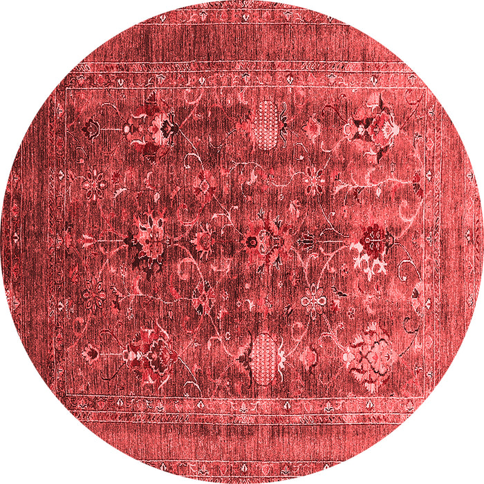 Machine Washable Oriental Red Industrial Rug, wshurb1977red