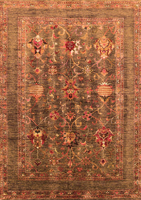 Oriental Orange Industrial Rug, urb1977org