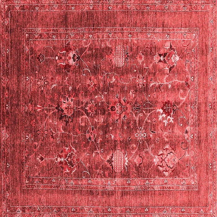 Machine Washable Oriental Red Industrial Rug, wshurb1977red