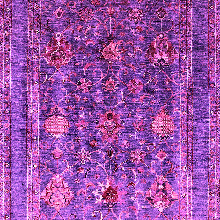 Machine Washable Oriental Pink Industrial Rug, wshurb1978pnk