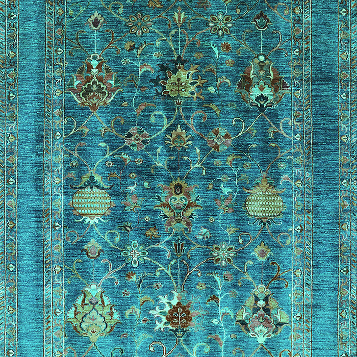Oriental Turquoise Industrial Rug, urb1978turq