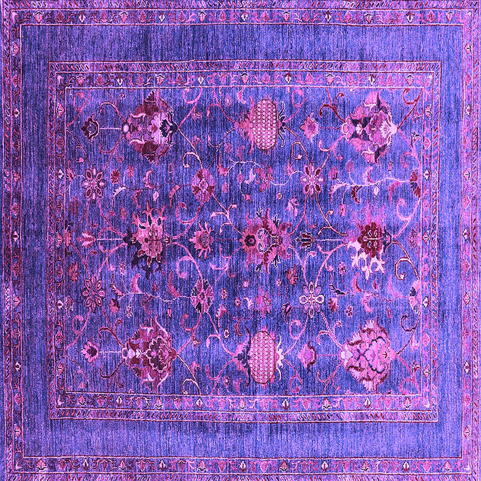 Square Oriental Purple Industrial Rug, urb1978pur