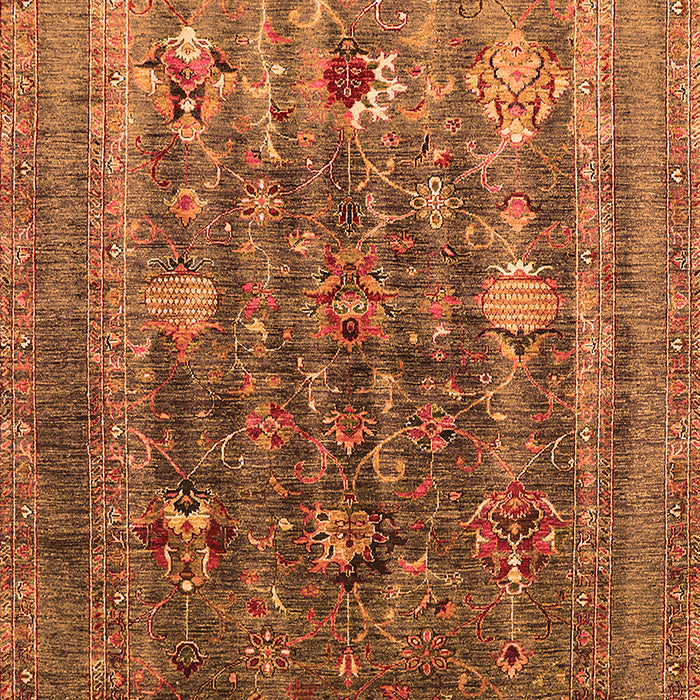 Oriental Orange Industrial Rug, urb1978org
