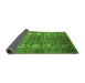 Sideview of Oriental Green Industrial Rug, urb1979grn