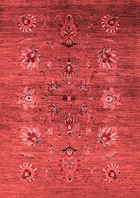 Oriental Red Industrial Rug, urb1979red