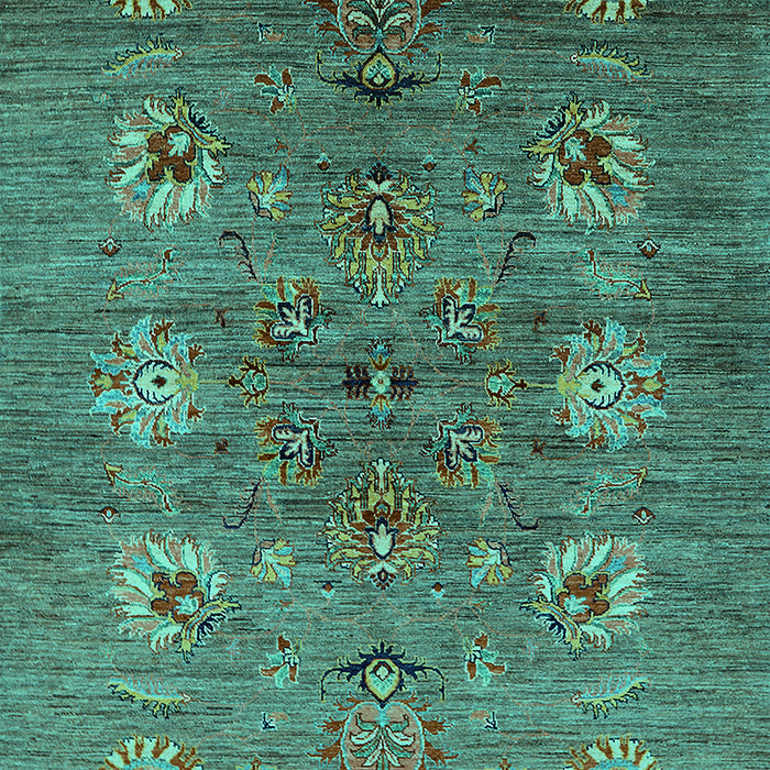 Oriental Turquoise Industrial Rug, urb1979turq