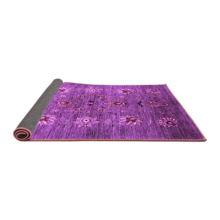Sideview of Oriental Purple Industrial Rug, urb1979pur