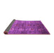 Sideview of Oriental Purple Industrial Rug, urb1979pur