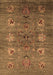 Oriental Brown Industrial Rug, urb1979brn