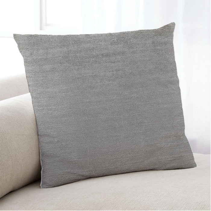 Lifestyle Image of Mid-Century Modern Urban Square Dark Gray Throw Pillow, 18 inch by 18 inch, pwurb197