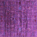 Square Oriental Purple Industrial Rug, urb1980pur