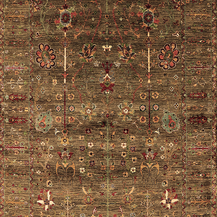 Oriental Brown Industrial Rug, urb1980brn