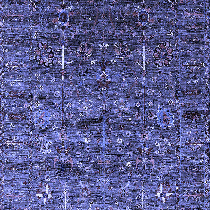 Oriental Blue Industrial Rug, urb1980blu