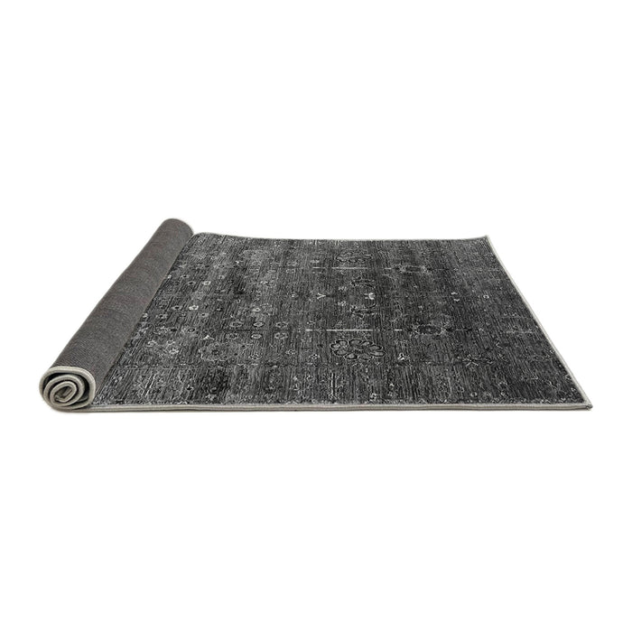 Sideview of Oriental Gray Industrial Rug, urb1980gry