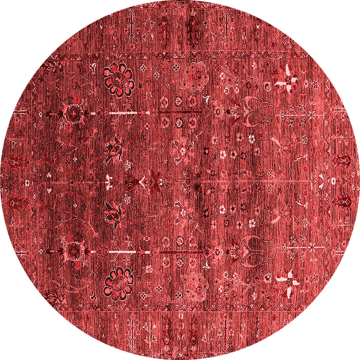 Machine Washable Oriental Red Industrial Rug, wshurb1980red