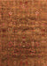 Machine Washable Oriental Orange Industrial Area Rugs, wshurb1980org