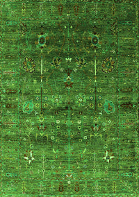 Oriental Green Industrial Rug, urb1980grn