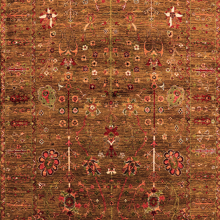 Oriental Orange Industrial Rug, urb1980org