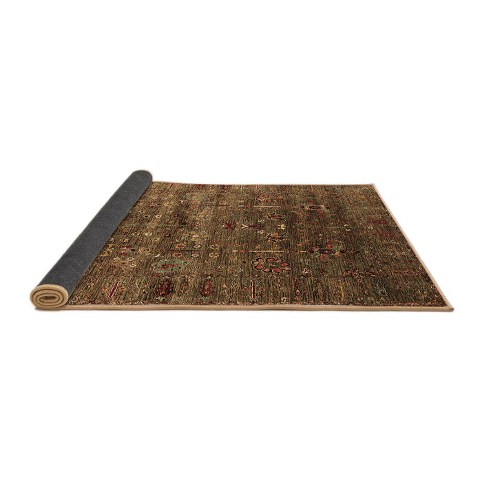 Sideview of Oriental Brown Industrial Rug, urb1980brn