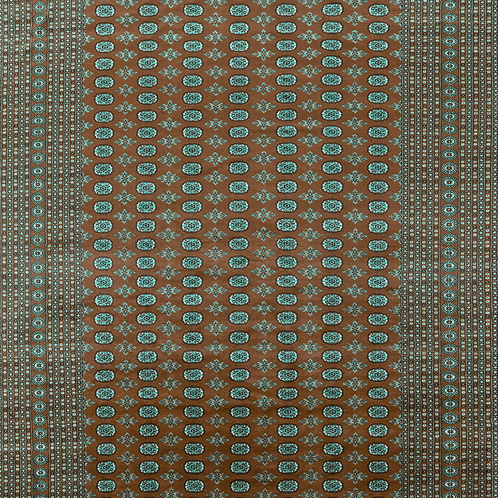 Machine Washable Oriental Turquoise Industrial Area Rugs, wshurb1981turq