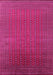 Machine Washable Oriental Pink Industrial Rug, wshurb1981pnk