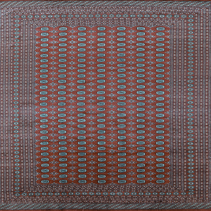 Square Oriental Light Blue Industrial Rug, urb1981lblu