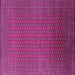 Square Oriental Purple Industrial Rug, urb1981pur