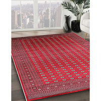 Mid-Century Modern Red Oriental Rug, urb1982