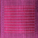 Square Oriental Pink Industrial Rug, urb1982pnk