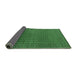 Sideview of Oriental Emerald Green Industrial Rug, urb1982emgrn