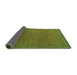 Sideview of Oriental Green Industrial Rug, urb1982grn