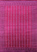 Machine Washable Oriental Pink Industrial Rug, wshurb1982pnk