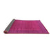 Sideview of Oriental Pink Industrial Rug, urb1982pnk