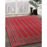 Mid-Century Modern Red Oriental Rug, urb1983