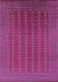 Machine Washable Oriental Purple Industrial Area Rugs, wshurb1983pur