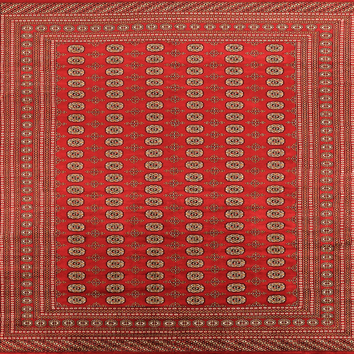 Square Oriental Orange Industrial Rug, urb1983org