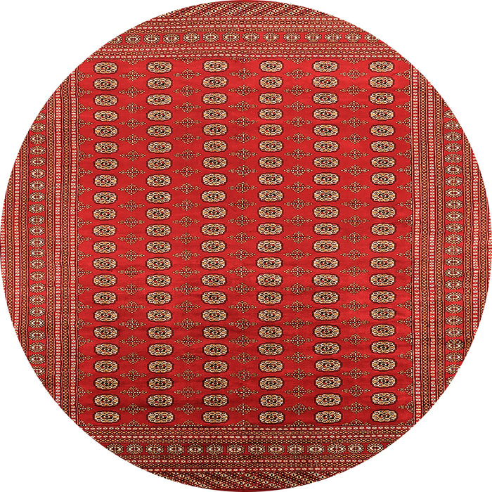 Round Oriental Orange Industrial Rug, urb1983org