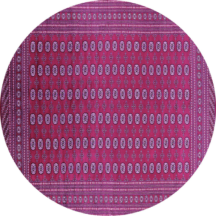 Round Oriental Purple Industrial Rug, urb1983pur