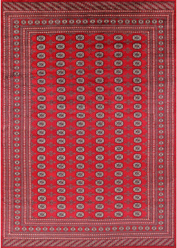 Mid-Century Modern Red Oriental Rug, urb1983