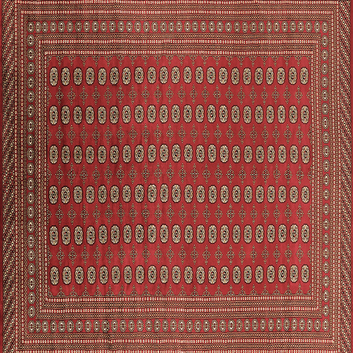 Square Oriental Brown Industrial Rug, urb1983brn