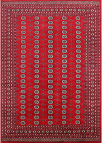 Machine Washable Industrial Modern Red Rug, wshurb1984